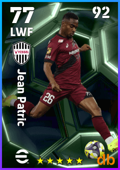 Jean Patric — LWF, OVR 77, MAX 92