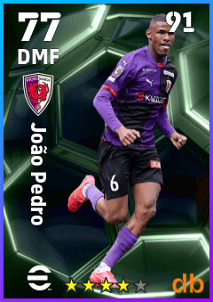 João Pedro — DMF, OVR 77, MAX 91
