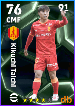 Kikuchi Taichi — CMF, OVR 76, MAX 91