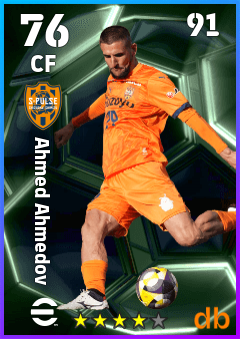 Ahmed Ahmedov — CF, OVR 76, MAX 91