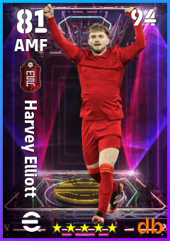 Harvey Elliott — AMF, OVR 81, MAX 94