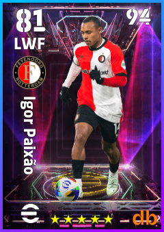 Igor Paixão — LWF, OVR 81, MAX 94