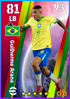 Guilherme Arana — LB, OVR 81, MAX 93