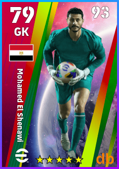 Mohamed El Shenawi — GK, OVR 79, MAX 93