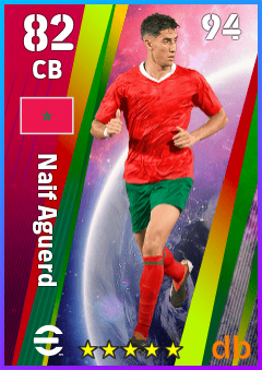 Naif Aguerd — CB, OVR 82, MAX 94