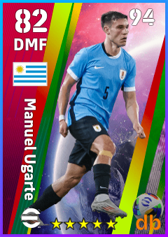 Manuel Ugarte — DMF, OVR 82, MAX 94