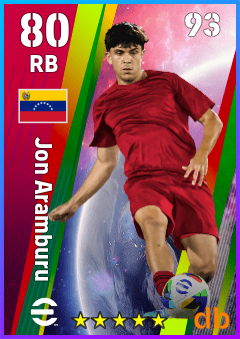 Jon Aramburu — RB, OVR 80, MAX 93