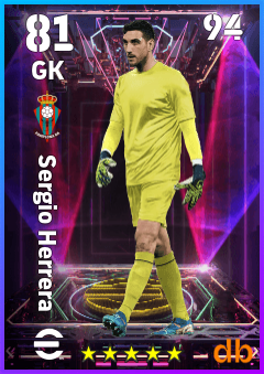Sergio Herrera — GK, OVR 81, MAX 94