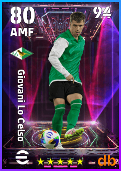 Giovani Lo Celso — AMF, OVR 80, MAX 94
