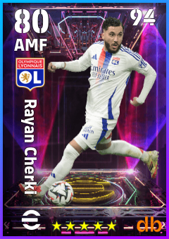 Rayan Cherki eFootball player card