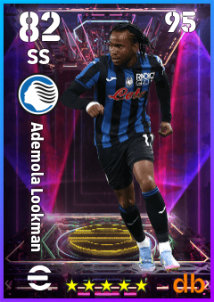 Ademola Lookman — SS, OVR 82, MAX 95