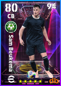 Sam Beukema eFootball player card