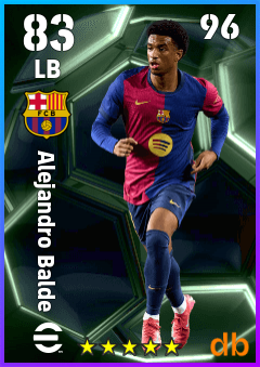 Alejandro Balde eFootball player card