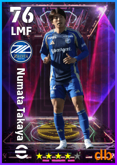 Numata Takaya — LMF, OVR 76, MAX 76