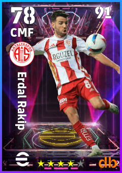 Erdal Rakip — CMF, OVR 78, MAX 91
