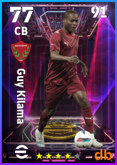 Guy Kilama — CB, OVR 77, MAX 91