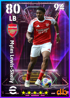 Myles Lewis-Skelly — LB, OVR 80, MAX 94