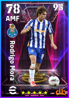 Rodrigo Mora — AMF, OVR 78, MAX 93
