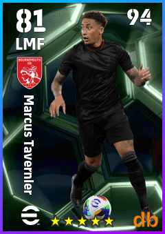 Marcus Tavernier — LMF, OVR 81, MAX 94