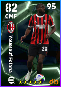 Youssouf Fofana — CMF, OVR 82, MAX 95