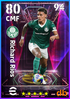 Richard Ríos — CMF, OVR 80, MAX 94