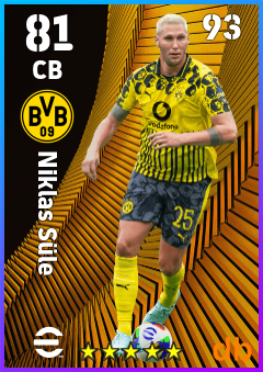 Niklas Süle — CB, OVR 81, MAX 93