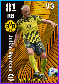 Julian Ryerson — RB, OVR 81, MAX 93