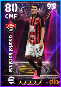 Gabriel Baralhas — CMF, OVR 80, MAX 93