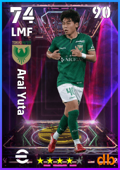 Arai Yuta — LMF, OVR 74, MAX 90