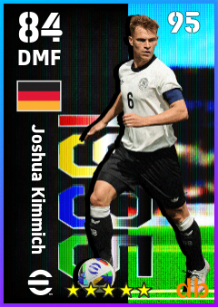 Joshua Kimmich — DMF, OVR 84, MAX 95