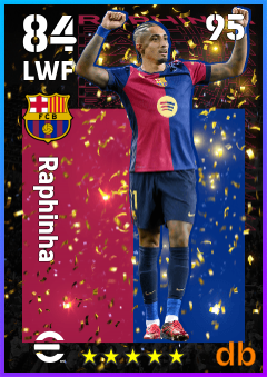 Raphinha eFootball player card