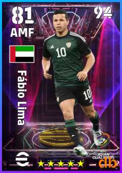Fábio Lima — AMF, OVR 81, MAX 94