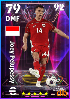 Joey Pelupessy — DMF, OVR 79, MAX 92