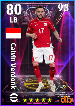 Calvin Verdonk — LB, OVR 80, MAX 93