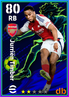 Jurriën Timber eFootball player card