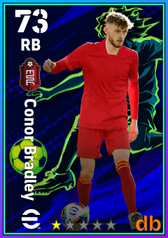 Conor Bradley eFootball player card