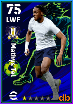 Mathys Tel eFootball player card