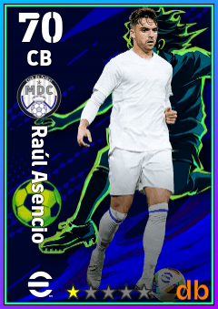 Raúl Asencio — CB, OVR 70, MAX 70