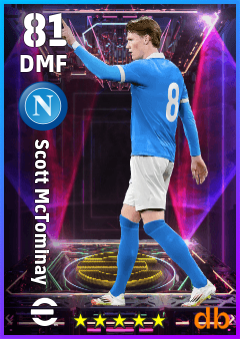 Scott McTominay — DMF, OVR 81, MAX 81