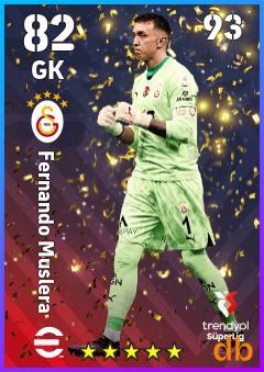 Fernando Muslera — GK, OVR 82, MAX 93
