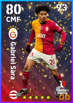 Gabriel Sara eFootball player card