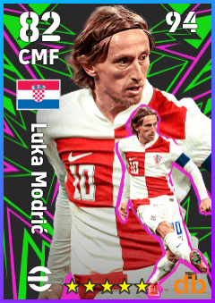 Luka Modrić — CMF, OVR 82, MAX 94