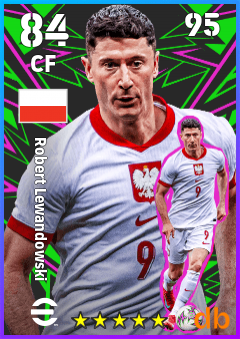 Robert Lewandowski eFootball player card