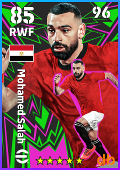 Mohamed Salah — RWF, OVR 85, MAX 96