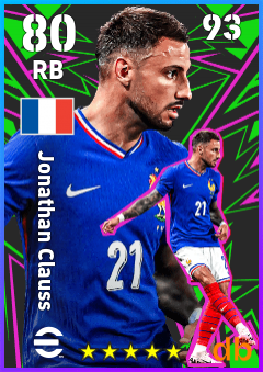 Jonathan Clauss eFootball player card