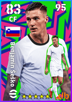Benjamin Šeško eFootball player card
