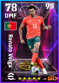 Renato Veiga — DMF, OVR 78, MAX 93