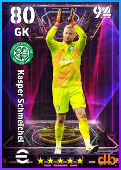Kasper Schmeichel — GK, OVR 80, MAX 94