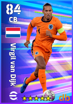 Virgil van Dijk eFootball player card