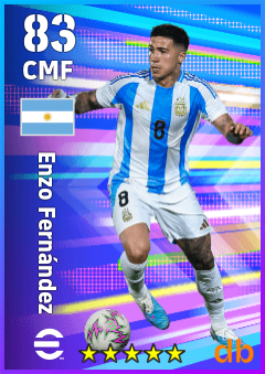 Enzo Fernández — CMF, OVR 83, MAX 83